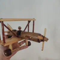 هواپیما اسباب بازی چوبی