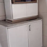 کابینت و روشویی.