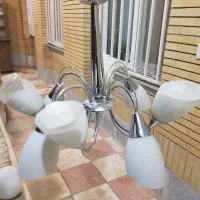 لوستر 8  شاخه فلزی