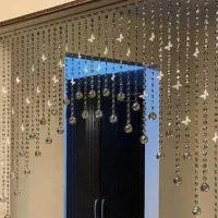 پرده کریستال