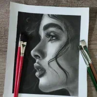 طراحی سیاه قلم چهره هدیه ای ماندگار