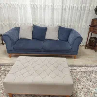 مبل راحتی چستر 7 نفره  کاملا سالم با جلو مبلی|مبلمان خانگی و میز عسلی|زنجان, |دیوار