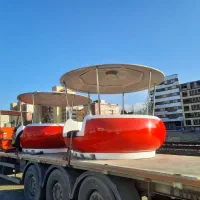 قایق دوناتی سایبان دار تفریحی شش نفره موتوری|اسباب‌‌بازی|تهران, دریاچه شهدای خلیج فارس|دیوار