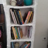 قفسه کتاب دست ساز