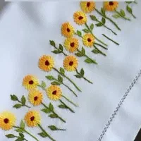 دوخت انواع طرح روی پارچه رومیزی|پرده، رانر، رومیزی|شیراز, آبیاری|دیوار