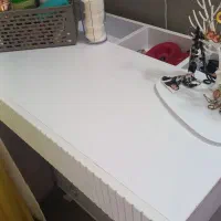 میز ارایش با اینه رینگ لایت با کشو مخفی|آرایشگاه و سالنهای زیبایی|معمولان, |دیوار