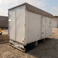 اتاق کانتینر فلزی سقف چادری کامیونهای ۴ تا ۶ تن