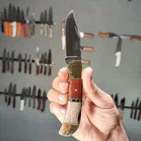 چاقو جیبی ضامن‌دار شفیعی مدل باک ۱۱۰ استیل