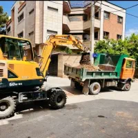 حمل نخاله ماسه شسه شن نخاله مصالح با خاور و بابکت|خدمات حمل و نقل|شیراز, وحدت|دیوار