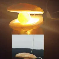 فروش انواع آباژور و جاشمعی از جنس نمک|چراغ خواب و آباژور|برازجان, |دیوار