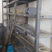 تعداد ۲۲۸عددقفسه فلزی در سایزهای مختلف با پایه|کتابخانه، شلف، قفسه‌های دیواری|شاهرود, |دیوار