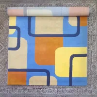 فرش فانتزی با رنگ‌های شاد