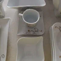 چینی توس 18نفره|ظروف سرو و پذیرایی|زنجان, |دیوار