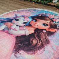 فرشینه اتاق کودک،دخترانه،|فرش|نطنز, |دیوار