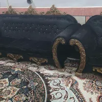 مبل 7 نفره سلطنتی با بر مبنای چوب نه فایبرگلاس|مبلمان خانگی و میز عسلی|دزفول, |دیوار