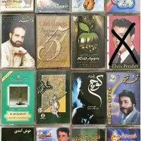 نوار کاست قدیمی و cd سریال و فیلم و موسیقی