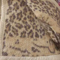 پتو دونفره نو دورو قهوه‌ای وکرم