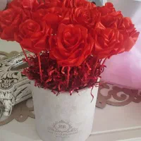 سفارش دسته گل و جعبه گل روبانی