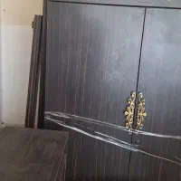 سرویس خواب دونفره بدون تشک ویک کمد