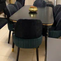 مبل 8نفره چستر به همراه غذاخوری6نفره|مبلمان خانگی و میز عسلی|رشت, شهرک آیت الله منتظری|دیوار