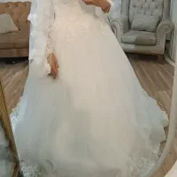 لباس عروس شنل و تور