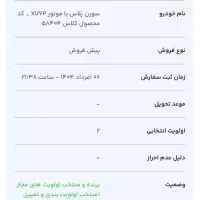 فروش حواله سورن پلاس