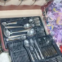 قاشق چنگال چمدونی ۹۲پارچه