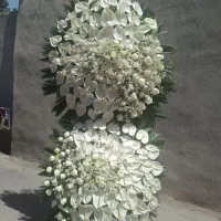 کد16 کلاسیک لاکچری تاج سبددسته گل تمام طبیعی|گل و گیاه طبیعی|تهران, ولنجک|دیوار