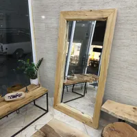 آینه روستیک چوب سرو