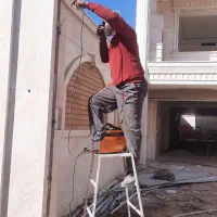 جوشکاری سیارونصب درب ویلایی تخریب منزل وبرشکاری|خدمات پیشه و مهارت|یزد, |دیوار