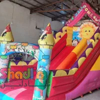 سرسره بادی قصربادی شهربازی ارتفاع۹متر ( شادلین )|اسباب‌‌بازی|تهران, جیحون|دیوار