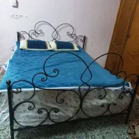 تخت‌خواب دونفره به همراه تشک|تخت و سرویس خواب|اهواز, سید خلف|دیوار