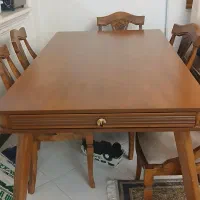 میز نهارخوری|میز و صندلی غذاخوری|گرگان, |دیوار