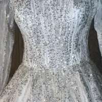 لباس عروس دست دوز پارچه ترک|لباس|کرمانشاه, |دیوار