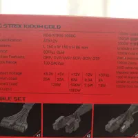 پاور ۱۰۰۰ گلد ماژولار ایسوس ROG strix Asus gold|قطعات و لوازم جانبی رایانه|تهران, المهدی|دیوار