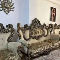 مبلمان سلطنتی ۹ نفره|مبلمان خانگی و میز عسلی|علی‌آباد کتول, |دیوار