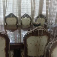 میزنهارخوری 8نفره  طرح استیل
