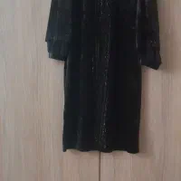 مانتو مخمل در حد نو