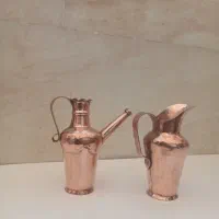 پارچ وآفتابه مسی دست ساز مینیاتوری|صنایع دستی و سایر لوازم تزئینی|قم, امامزاده ابراهیم|دیوار