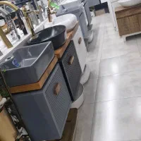 روشویی کابینتی دیواری با آینه بک لایت|لوازم سرویس بهداشتی|دماوند, گیلاوند|دیوار