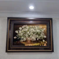 تابلو فرش دستباف طرح گل