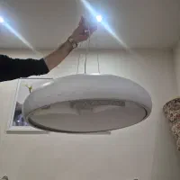 لوستر سفید مدرن|لوستر و چراغ آویز|تنکابن, |دیوار