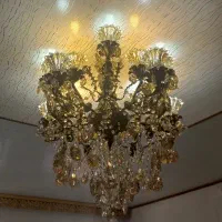 لوستر برنز ۱۰ شاخه ۱۶ لامپه