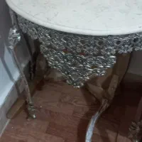 فروش میز آینه تمام برنج در حد نو