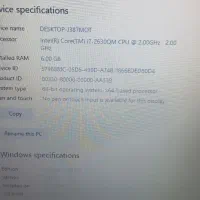 لپتاپ Asus Core i7 RAM 6GB SSD 256GB|رایانه همراه|مشهد, شهید شهریاری|دیوار