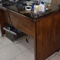 میز اداری و میز وسط چوبی