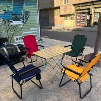 ست چهار نفره صندلی سوئدی تاشو مسافرتی