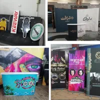 پخش سازه نمایشگاهی رول آپ پاپ آپ کانتر پرچم ساحلی