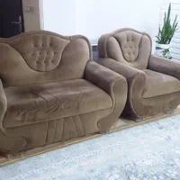 مبل راحتی۷نفره بامیزجلومبلی
