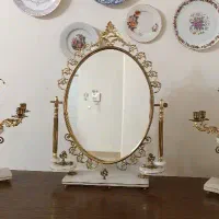 آینه شمعدان برنجی